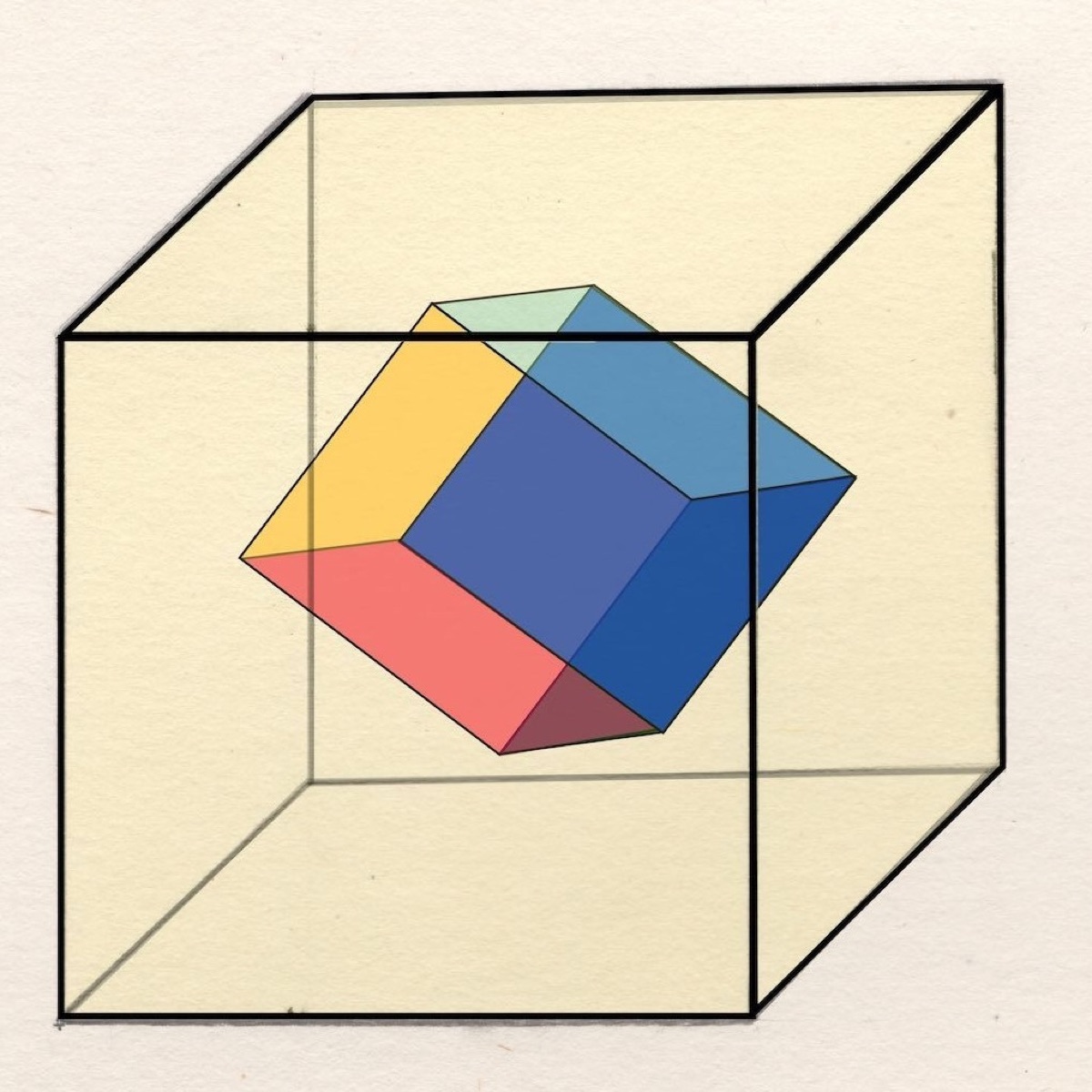 Tesseract trio EP, cover