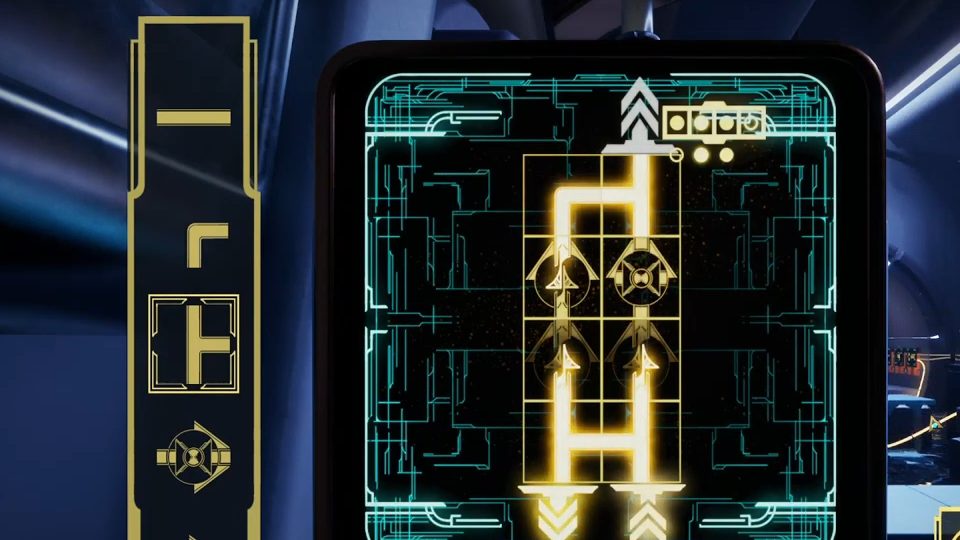 A puzzle screen from the video game Star Gazer